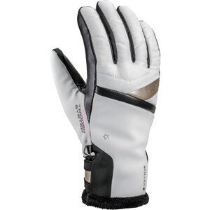 Lyžařské rukavice Leki Snowfox 3D Women Velikost rukavic: 7 / Barva: bílá/černá