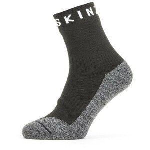 Nepromokavé ponožky SealSkinz Somerton Velikost ponožek: 36-38 / Barva: černá/šedá