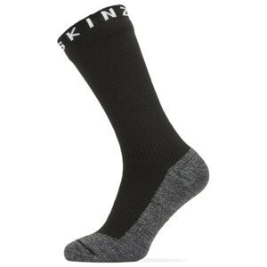 Nepromokavé ponožky SealSkinz Nordelph Velikost ponožek: 39-42 / Barva: černá/šedá