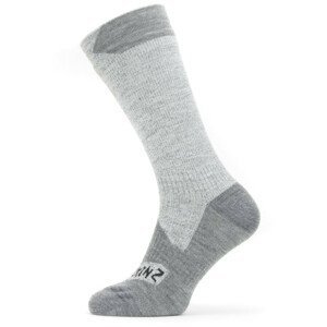 Nepromokavé ponožky SealSkinz Raynham Velikost ponožek: 39-42 / Barva: světle šedá