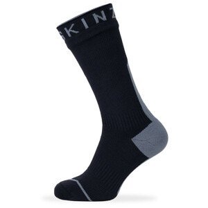 Nepromokavé ponožky SealSkinz Briston Velikost ponožek: 43-46 / Barva: černá/šedá