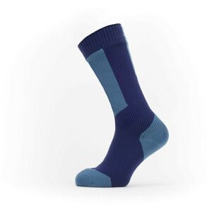 Nepromokavé ponožky SealSkinz Runton Velikost ponožek: 36-38 / Barva: modrá/světle modrá