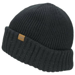 Čepice SealSkinz Waterproof Cold Weather Roll Cuff Beanie Hat Velikost: S-M / Barva: černá