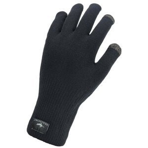 Nepromokavé rukavice SealSkinz Anmer Velikost rukavic: M / Barva: černá/šedá