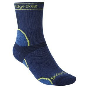 Pánské ponožky Bridgedale Trail Run MW T2 MS 3/4 Crew Velikost ponožek: 40-43 / Barva: modrá