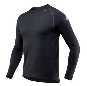 Pánské triko Devold Expedition Man Shirt Velikost: XXL / Barva: černá
