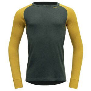 Pánské triko Devold Expedition Man Shirt Velikost: L / Barva: žlutá/zelená