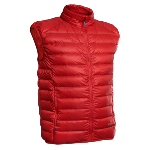Pánská péřová vesta Warmpeace Drake Velikost: L / Barva: červená