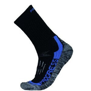 Ponožky Progress XTR 8MR X-Treme Merino Velikost: 3-5 / Barva: černá/modrá