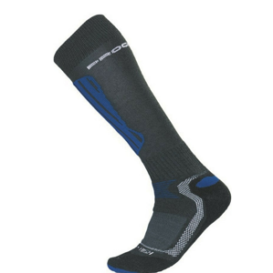 Podkolenky P Progress XHI 8U X-High Velikost ponožek: 35-38 / Barva: černá/modrá