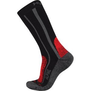 Ponožky Husky Alpine Velikost: 36 - 40 (M) / Barva: červená/černá