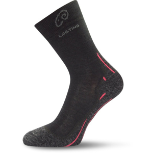 Ponožky Lasting WHI Velikost ponožek: 34-37 (S) / Barva: černá/růžová