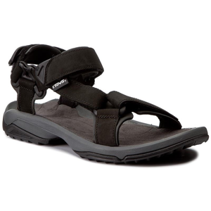 Pánské sandály Teva Terra Fi Lite Leather Velikost bot (EU): 48,5 (14) / Barva: černá