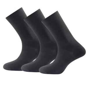 Ponožky Devold Daily Light Sock 3PK Velikost: 36-40 / Barva: černá