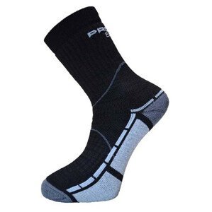 Ponožky Progress TRB 8QA Trail Bamboo Velikost: 39-42 (6-8) / Barva: černá/šedá