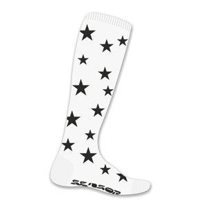 Ponožky Sensor Thermosnow Stars bílé Velikost ponožek: 43-46 / Barva: bílá
