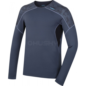 Pánské funkční triko Husky Active Winter long šedá Velikost: XXXL / Barva: šedá