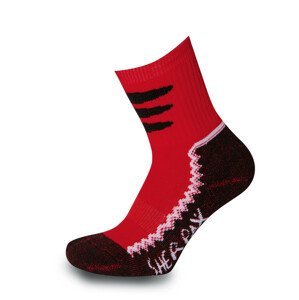 Dětské ponožky Sherpax Laudo červené Velikost ponožek: 35-38 / Barva: červená