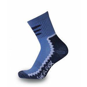 Dětské ponožky Sherpax Laudo light modré Velikost ponožek: 30-34 / Barva: modrá