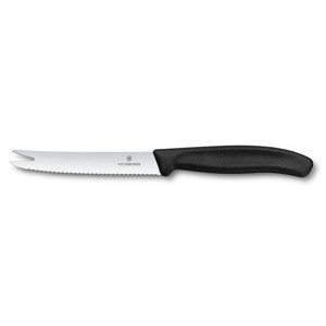 Nůž na sýr a uzeninu Victorinox Nůž na sýr a uzeninu 11 cm Barva: černá