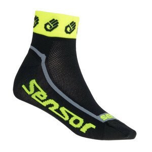 Ponožky Sensor Race Lite Ručičky reflex Velikost ponožek: 43-46 (9-11) / Barva: žlutá