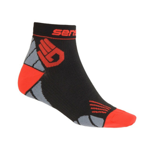 Ponožky Sensor Marathon Velikost ponožek: 35-38 / Barva: černá