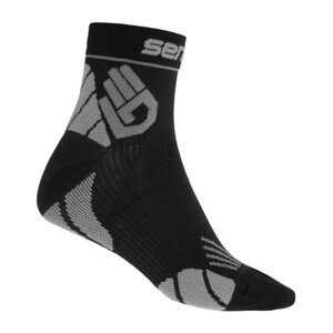 Ponožky Sensor Marathon Velikost ponožek: 39-42 / Barva : černá/šedá
