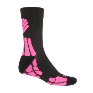 Ponožky Sensor Hiking Merino Wool Velikost ponožek: 35-38 (3-5) / Barva: růžová