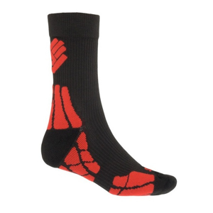 Ponožky Sensor Hiking Merino Wool Velikost ponožek: 43-46 (9-11) / Barva: červená