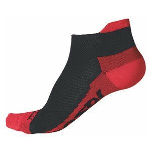 Ponožky Sensor Coolmax Invisible Velikost ponožek: 43-46 / Barva: černá/šedá