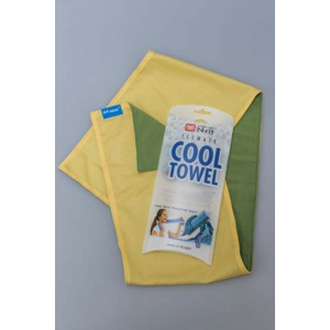 Chladivý Šátek N-Rit Cool Towel Twin Barva: zelená/žlutá