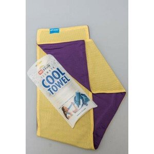 Chladivý Šátek N-Rit Cool Towel Twin Barva: fialová/žlutá