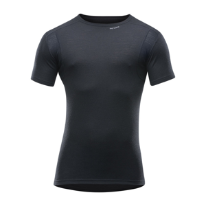 Pánské triko Devold Hiking Man T-shirt Velikost: XXL / Barva: černá
