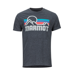 Pánské triko Marmot Coastal Tee SS (2019) Velikost: L / Barva: šedá/modrá