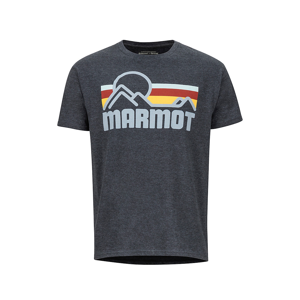 Pánské triko Marmot Coastal Tee SS (2019) Velikost: S / Barva: tmavě šedá