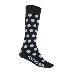 Ponožky Sensor Thermosnow Dots černá Velikost ponožek: 43-46 / Barva: černá