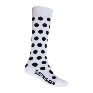 Ponožky Sensor Thermosnow Dots bílá Velikost ponožek: 35-38 / Barva: bílá