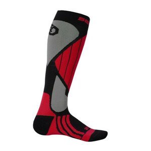 Podkolenky Sensor Snow Pro Merino Velikost ponožek: 39-42 / Barva: šedá/červená