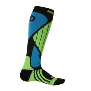 Podkolenky Sensor Snow Pro Merino Velikost ponožek: 43-46 / Barva: modrá/zelená