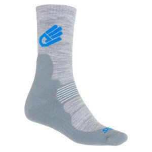 Ponožky Sensor Expedition Merino Wool Velikost ponožek: 35-38 (3-5) / Barva: šedá/modrá
