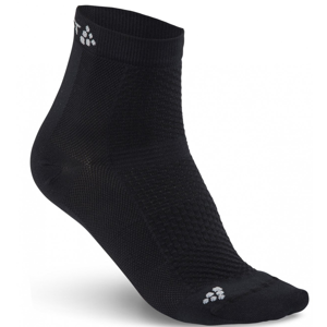 Ponožky Craft Cool Mid 2-pack Velikost ponožek: 37-39 / Barva: černá