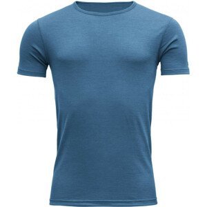 Pánské triko Devold Breeze Man T-Shirt short sleeve Velikost: M / Barva: modrá