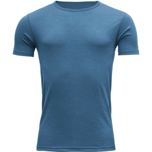 Pánské triko Devold Breeze Man T-Shirt short sleeve Velikost: XXL / Barva: modrá