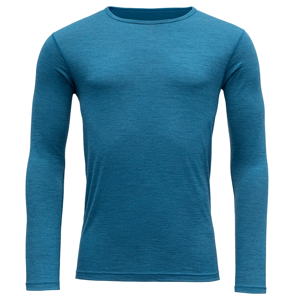 Pánské triko Devold Breeze Man Shirt long sleeve Velikost: M / Barva: modrá