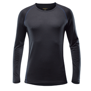 Pánské triko Devold Breeze Man Shirt long sleeve Velikost: M / Barva: černá