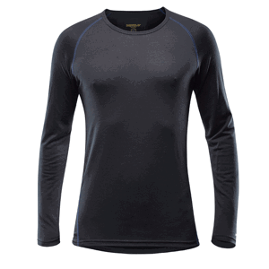 Pánské triko Devold Breeze Man Shirt long sleeve Velikost: XL / Barva: černá