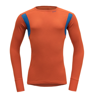 Pánské triko Devold Hiking Man Shirt Velikost: L / Barva: hnědá