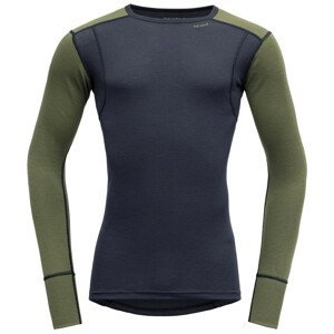 Pánské triko Devold Hiking Man Shirt Velikost: L / Barva: černá/zelená