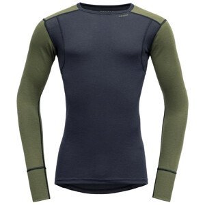 Pánské triko Devold Hiking Man Shirt Velikost: XL / Barva: černá/zelená
