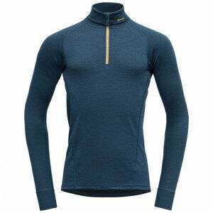 Pánský rolák Devold Duo Active Man Zip Neck Velikost: M / Barva: petrol